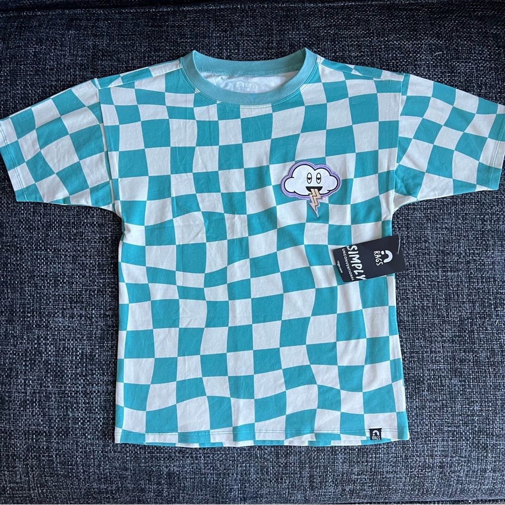 NWT Rag’s Drop Shoulder Kid’s Tee Size 7/8
